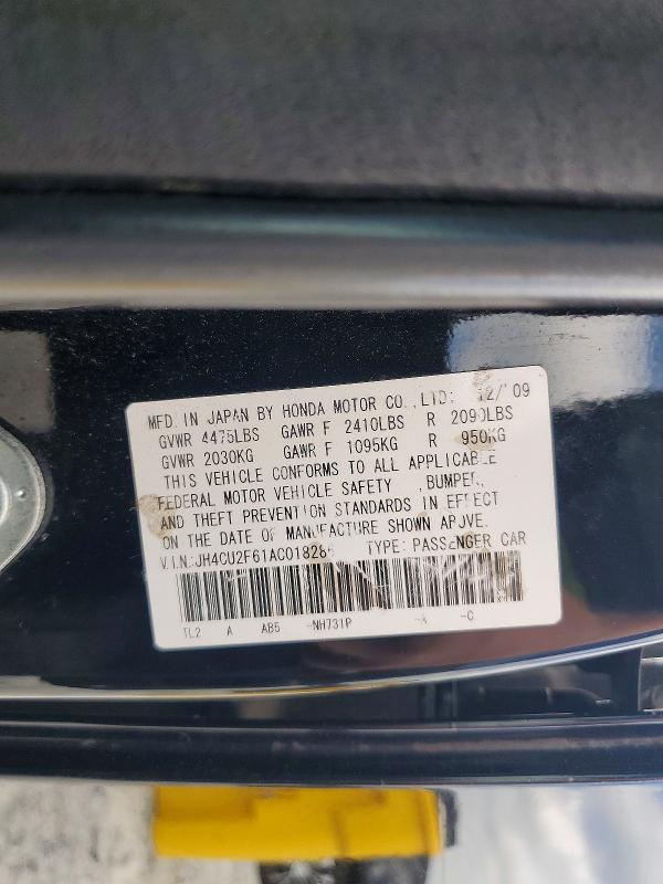 Aukcja sprzedaży 2010 Acura Tsx, vin: JH4CU2F61AC018286, numer aukcji: 70254156