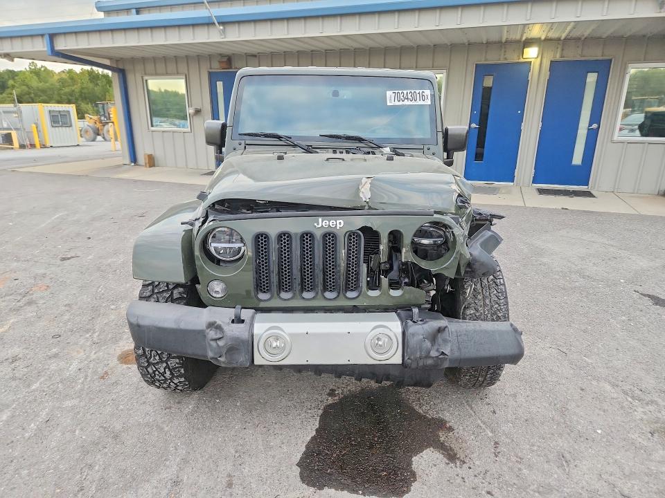 Auction sale of the 2015 Jeep Wrangler Unlimited, vin: 1C4HJWEG8FL654910, lot number: 70343016