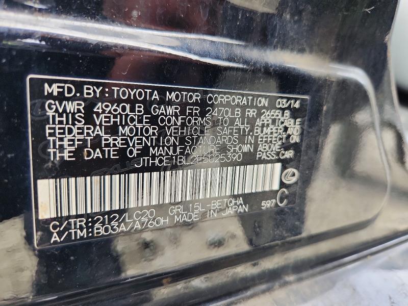 2014 Lexus Gs მანქანა იყიდება აუქციონზე, vin: JTHCE1BL2E5025390, აუქციონის ნომერი: 68559426