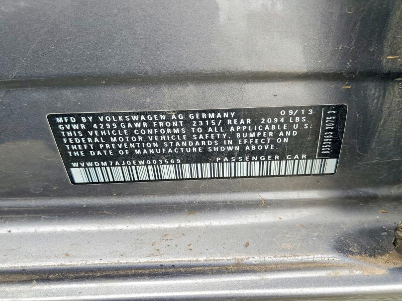 Продажа на аукционе авто 2014 Volkswagen Golf, vin: WVWDM7AJ0EW003569, номер лота: 66631186