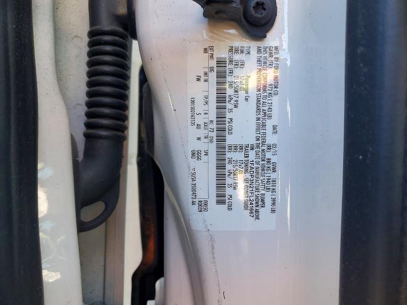 Aukcja sprzedaży 2015 Ford Focus, vin: 1FADP3N21FL241667, numer aukcji: 69716636