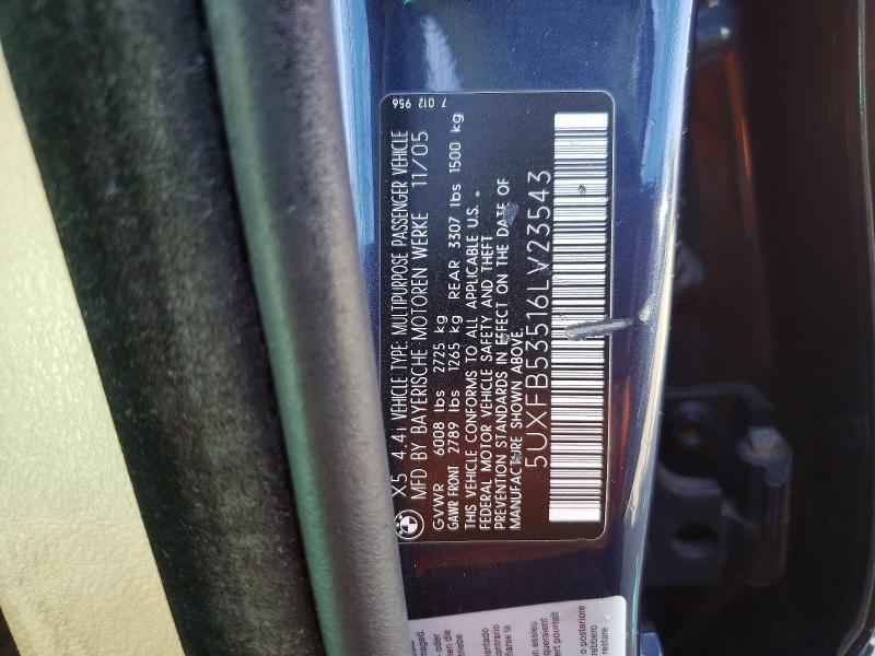Aukcja sprzedaży 2006 Bmw X5, vin: 5UXFB53516LV23543, numer aukcji: 68224696