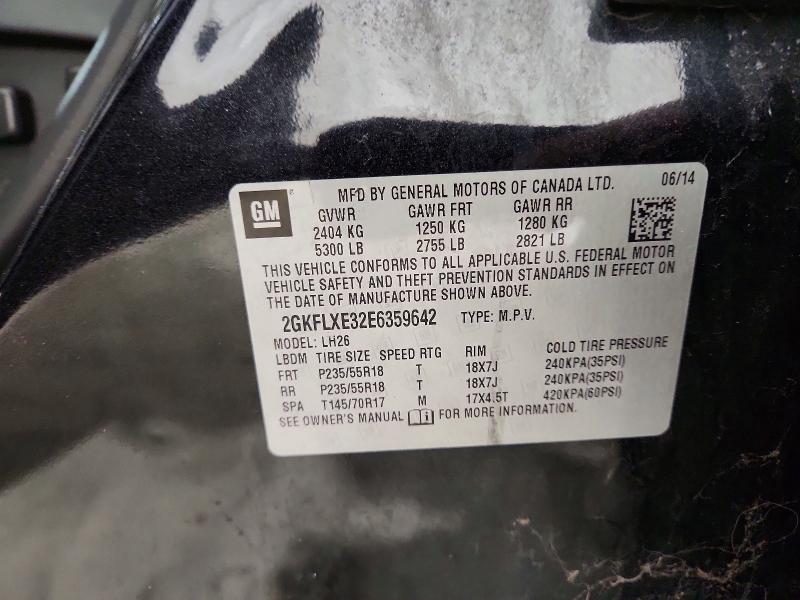 2014 Gmc Terrain მანქანა იყიდება აუქციონზე, vin: 2GKFLXE32E6359642, აუქციონის ნომერი: 70065306