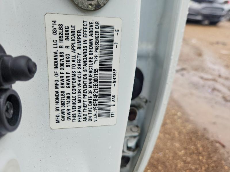 Продаж на аукціоні авто 2014 Honda Civic, vin: 19XFB4F21EE000155, номер лоту: 69149616