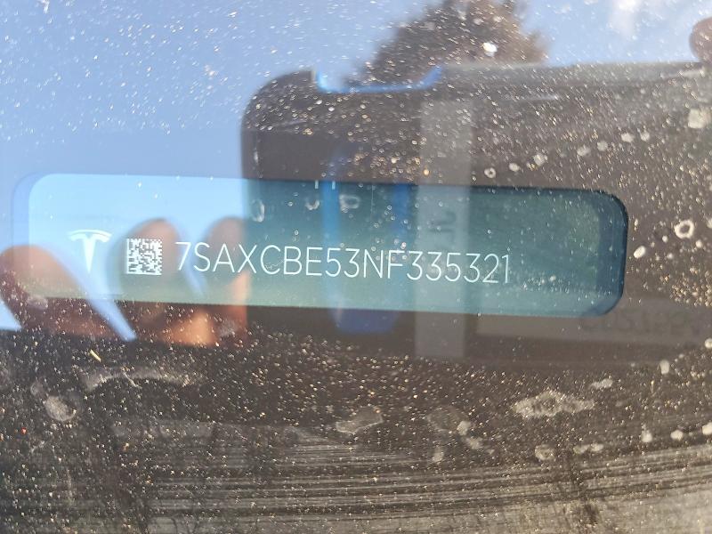 Продажа на аукционе авто 2022 Tesla Model X, vin: 7SAXCBE53NF335321, номер лота: 71053356
