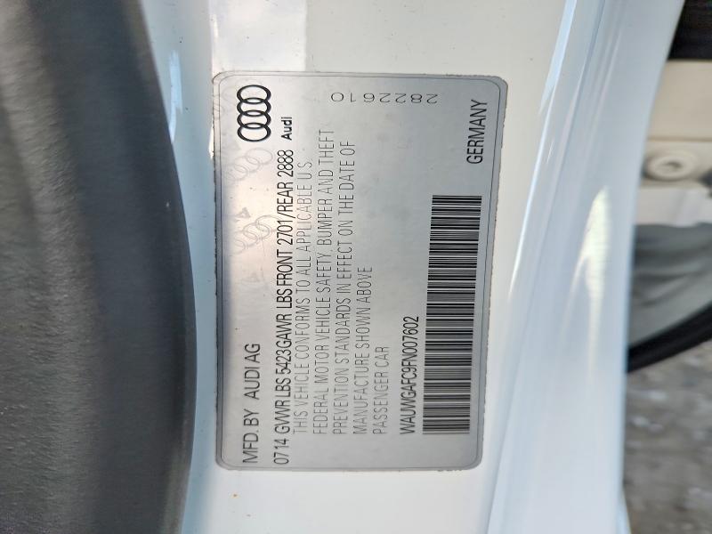 Aukcja sprzedaży 2015 Audi A7, vin: WAUWGAFC9FN007602, numer aukcji: 69727266