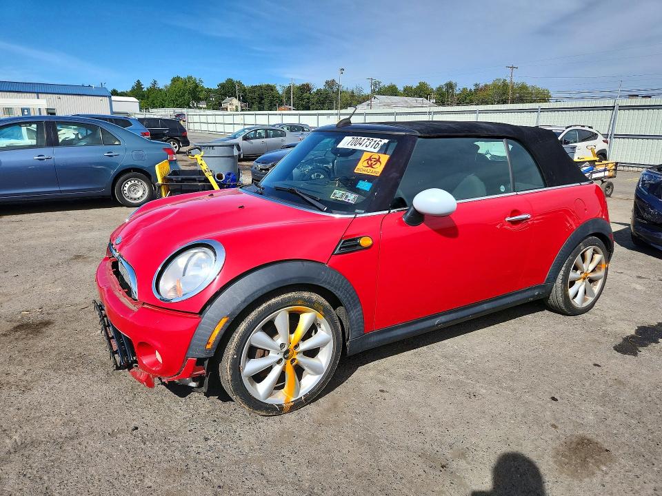 70047316 :رقم المزاد ، WMWZN3C53CT265528 vin ، 2012 Mini Cooper مزاد بيع