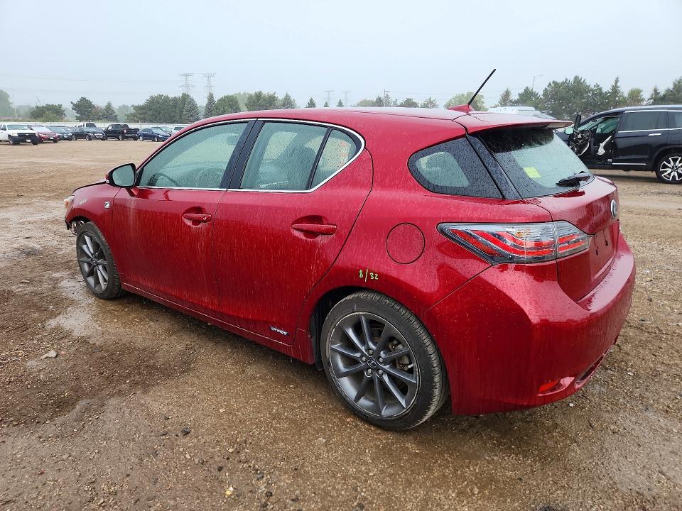 2012 Lexus Ct მანქანა იყიდება აუქციონზე, vin: JTHKD5BH6C2068727, აუქციონის ნომერი: 68381096
