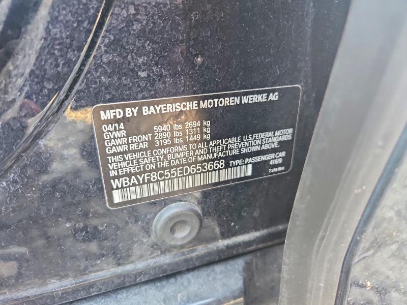 68957886 :رقم المزاد ، WBAYF8C55ED653668 vin ، 2014 Bmw 750 مزاد بيع