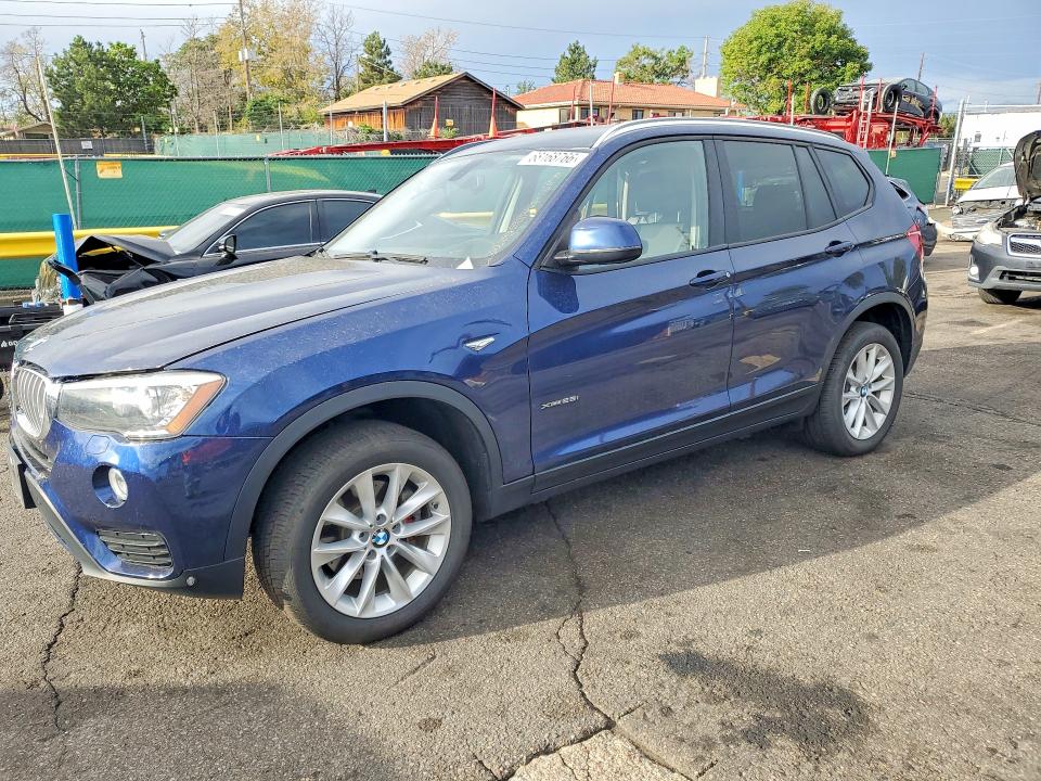 2017 Bmw X3 მანქანა იყიდება აუქციონზე, vin: 5UXWX9C51H0T03073, აუქციონის ნომერი: 68168766