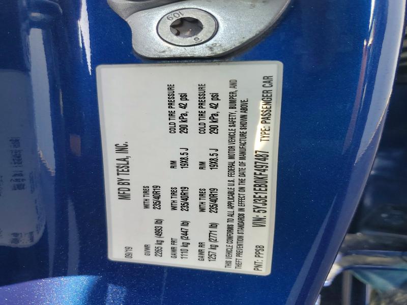 Aukcja sprzedaży 2019 Tesla Model 3, vin: 5YJ3E1EB0KF497487, numer aukcji: 68688996