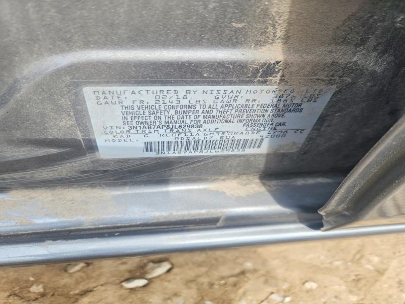 Продажа на аукционе авто 2018 Nissan Sentra, vin: 3N1AB7AP8JL629838, номер лота: 68039466