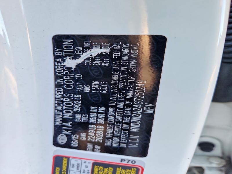 Aukcja sprzedaży 2016 Kia Soul, vin: KNDJN2A24G7251249        , numer aukcji: 69068986