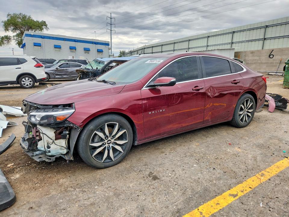 70487136 :رقم المزاد ، 1G1ZE5ST1GF293601 vin ، 2016 Chevrolet Malibu مزاد بيع