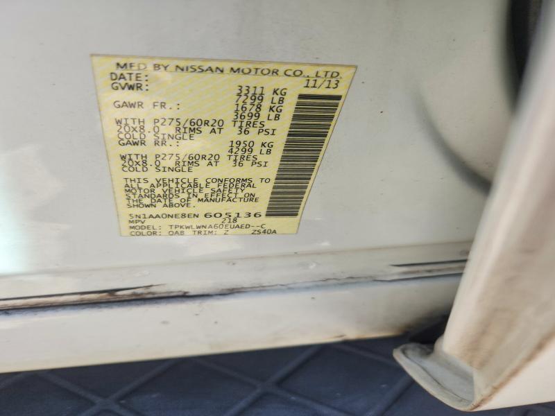 Продажа на аукционе авто 2014 Nissan Armada, vin: 5N1AA0NE8EN605136, номер лота: 70165686