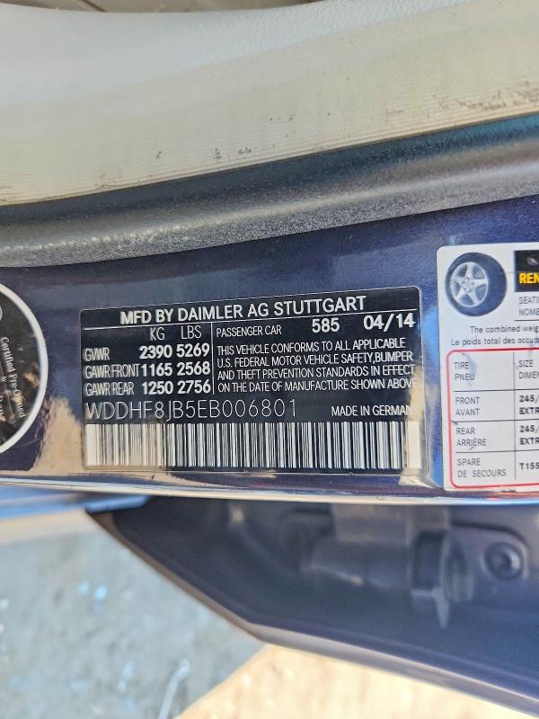 Продажа на аукционе авто 2014 Mercedes-benz E, vin: WDDHF8JB5EB006801, номер лота: 68242036