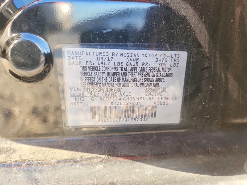 Aukcja sprzedaży 2018 Nissan Versa Note, vin: 3N1CE2CP7JL357007, numer aukcji: 69901556