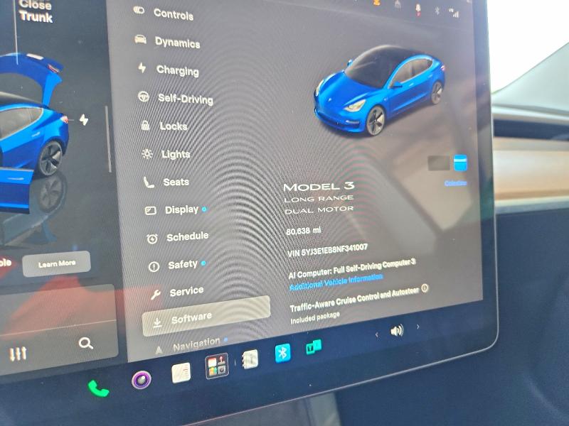 Продажа на аукционе авто 2022 Tesla Model 3, vin: 5YJ3E1EB8NF341007, номер лота: 67710956
