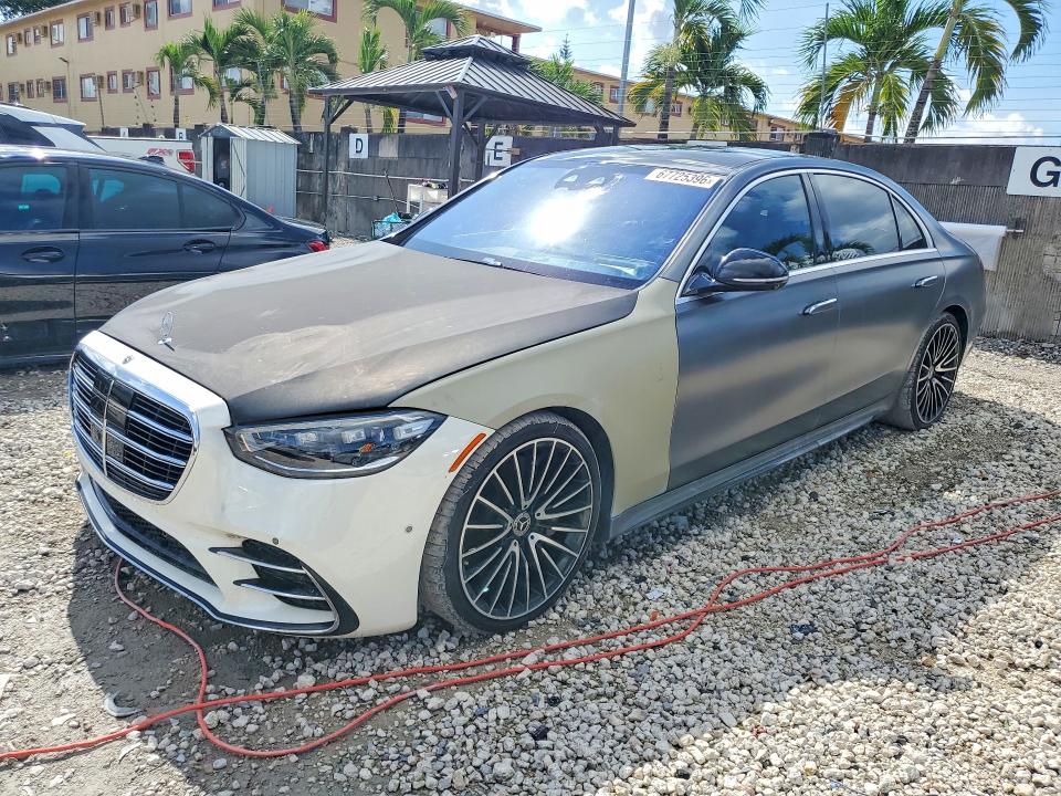 67725396 :رقم المزاد ، W1K6G7GB5NA105145 vin ، 2022 Mercedes-benz S مزاد بيع