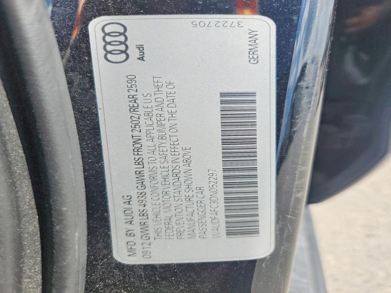 Продажа на аукционе авто 2013 Audi A6, vin: WAUDFAFC3DN052297, номер лота: 69213776