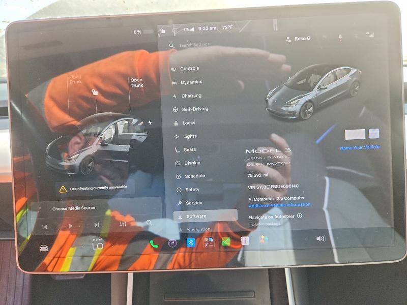 Продажа на аукционе авто 2018 Tesla Model 3, vin: 5YJ3E1EB8JF096140, номер лота: 65326346
