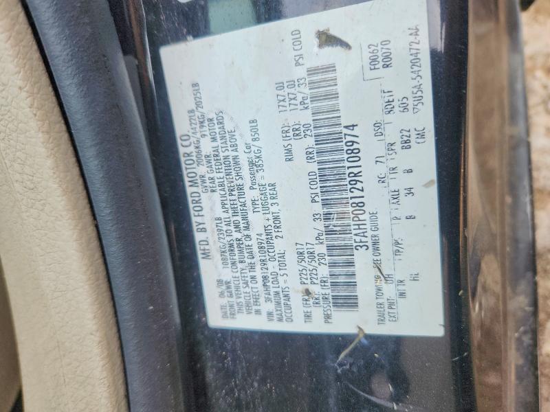 Продажа на аукционе авто 2009 Ford Fusion, vin: 3FAHP08129R108974, номер лота: 69574256