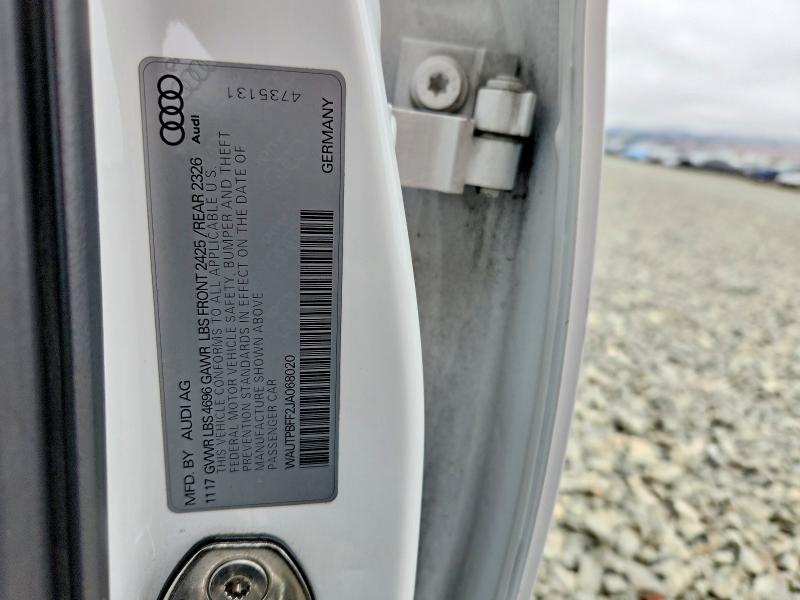 Aukcja sprzedaży 2018 Audi A3, vin: WAUTPBFF2JA068020, numer aukcji: 70112346
