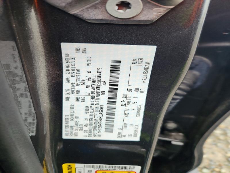 Продаж на аукціоні авто 2019 Ford Ranger, vin: 1FTER4FH0KLA59969, номер лоту: 69575336