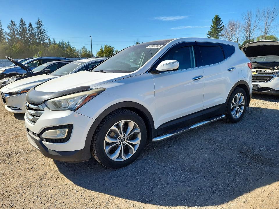 2013 Hyundai Santa Fe Sport მანქანა იყიდება აუქციონზე, vin: 5XYZUDLA1DG082215, აუქციონის ნომერი: 69351886