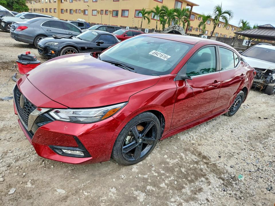 2022 Nissan Sentra მანქანა იყიდება აუქციონზე, vin: 3N1AB8DV7NY203860, აუქციონის ნომერი: 69421616