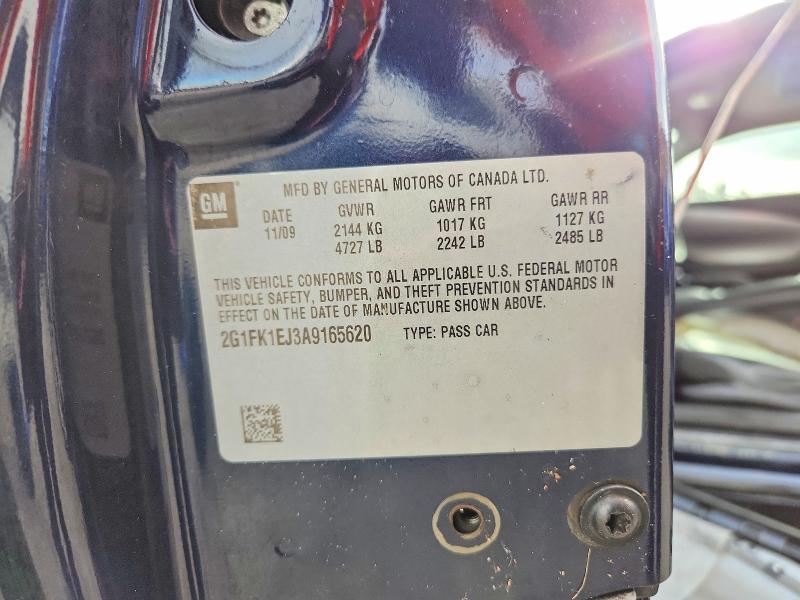 2010 Chevrolet Camaro მანქანა იყიდება აუქციონზე, vin: 2G1FK1EJ3A9165620, აუქციონის ნომერი: 66751896