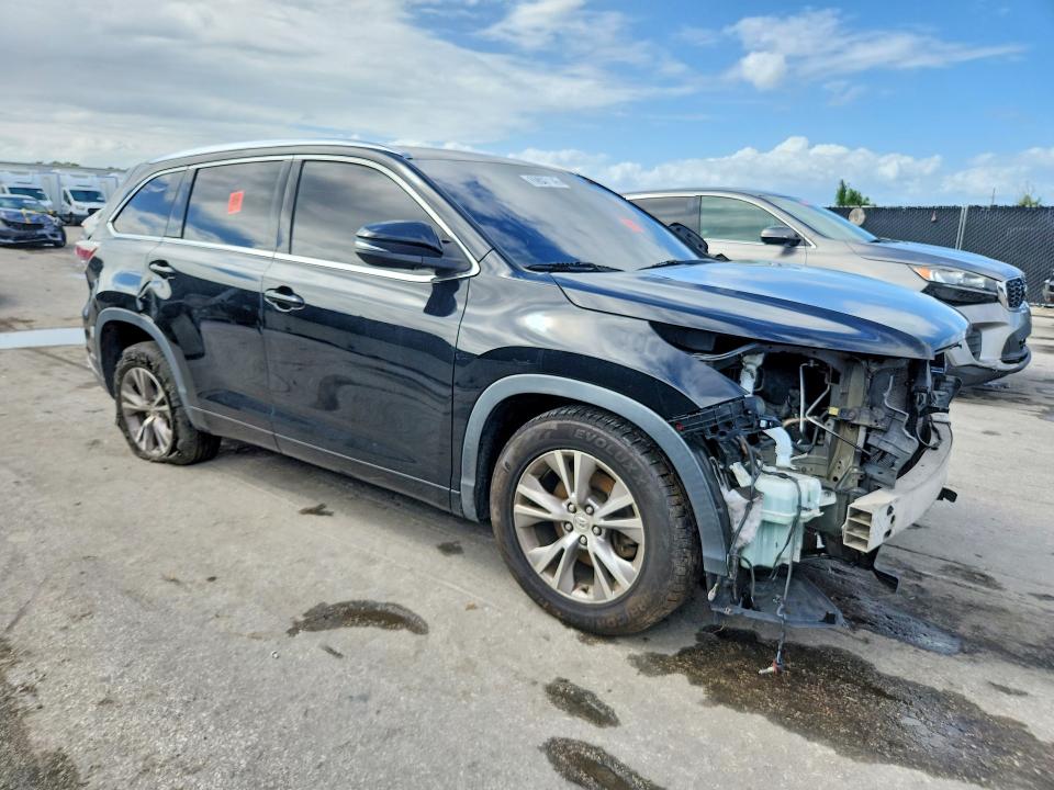 2015 Toyota Highlander მანქანა იყიდება აუქციონზე, vin: 5TDKKRFHXFS056375, აუქციონის ნომერი: 69607146