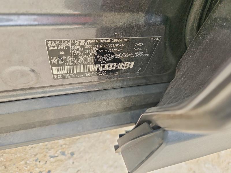 2020 Toyota Rav4 მანქანა იყიდება აუქციონზე, vin: 2T3H1RFV7LC077540, აუქციონის ნომერი: 67662196