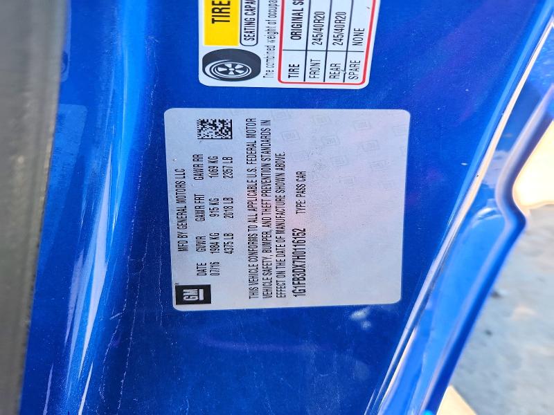 Продажа на аукционе авто 2017 Chevrolet Camaro, vin: 1G1FB3DX7H0116152, номер лота: 67139506