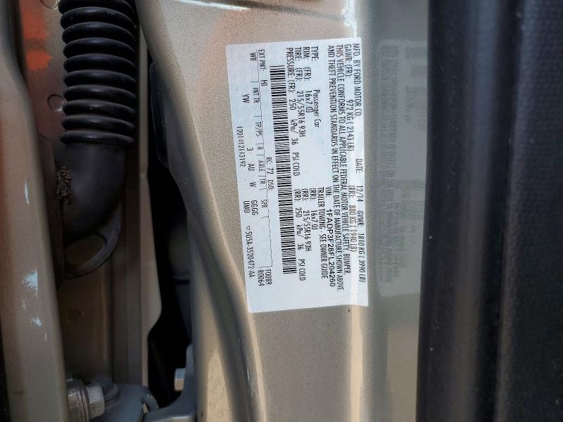 2015 Ford Focus მანქანა იყიდება აუქციონზე, vin: 1FADP3F28FL204260, აუქციონის ნომერი: 68604786