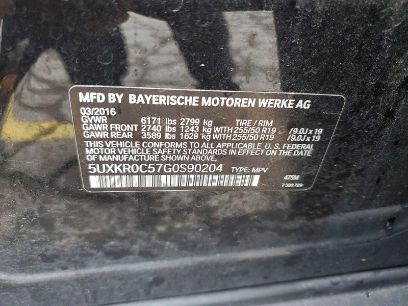 Aukcja sprzedaży 2016 Bmw X5, vin: 5UXKR0C57G0S90204, numer aukcji: 69232146