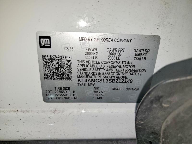 Продажа на аукционе авто 2025 Buick Encore Gx, vin: KL4AMCSL3SB212149, номер лота: 70101486