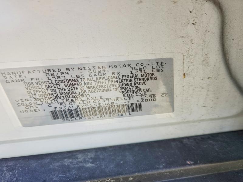 Aukcja sprzedaży 2024 Nissan Kicks, vin: 3N1CP5BV1RL522511, numer aukcji: 69186746