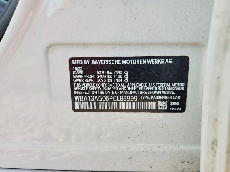 Aukcja sprzedaży 2023 Bmw 530e, vin: WBA13AG05PCL88999, numer aukcji: 66433086