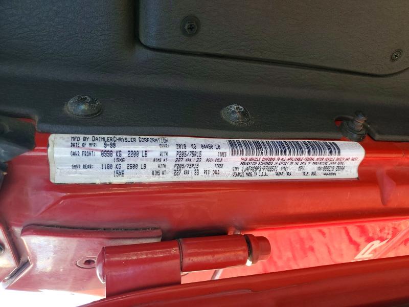 Aukcja sprzedaży 2000 Jeep Wrangler / Tj, vin: 1J4FA29P3YP709571, numer aukcji: 67372026