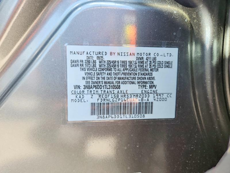Aukcja sprzedaży 2019 Nissan Kicks, vin: 3N8AP6DD1TL310508, numer aukcji: 69550936