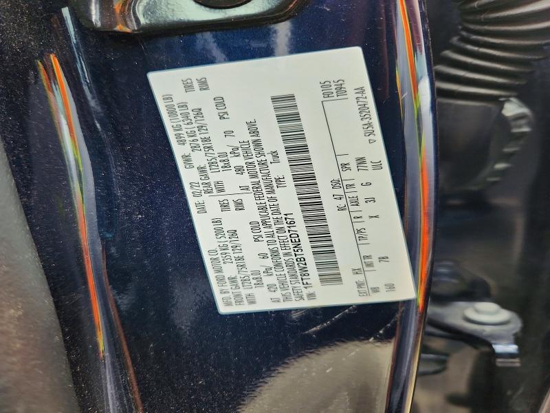 Продаж на аукціоні авто 2022 Ford F250, vin: 1FT8W2BT5NED71671, номер лоту: 67444546