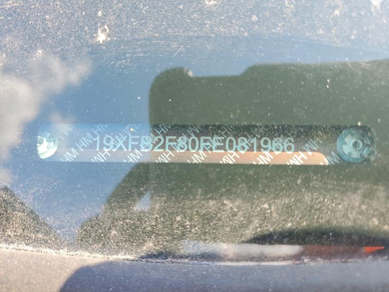 Aukcja sprzedaży 2015 Honda Civic, vin: 19XFB2F80FE081966, numer aukcji: 68165886