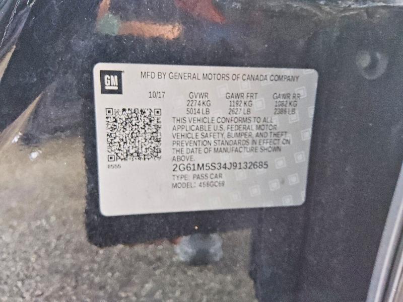 67873656 :رقم المزاد ، 2G61M5S34J9132685 vin ، 2018 Cadillac Xts مزاد بيع