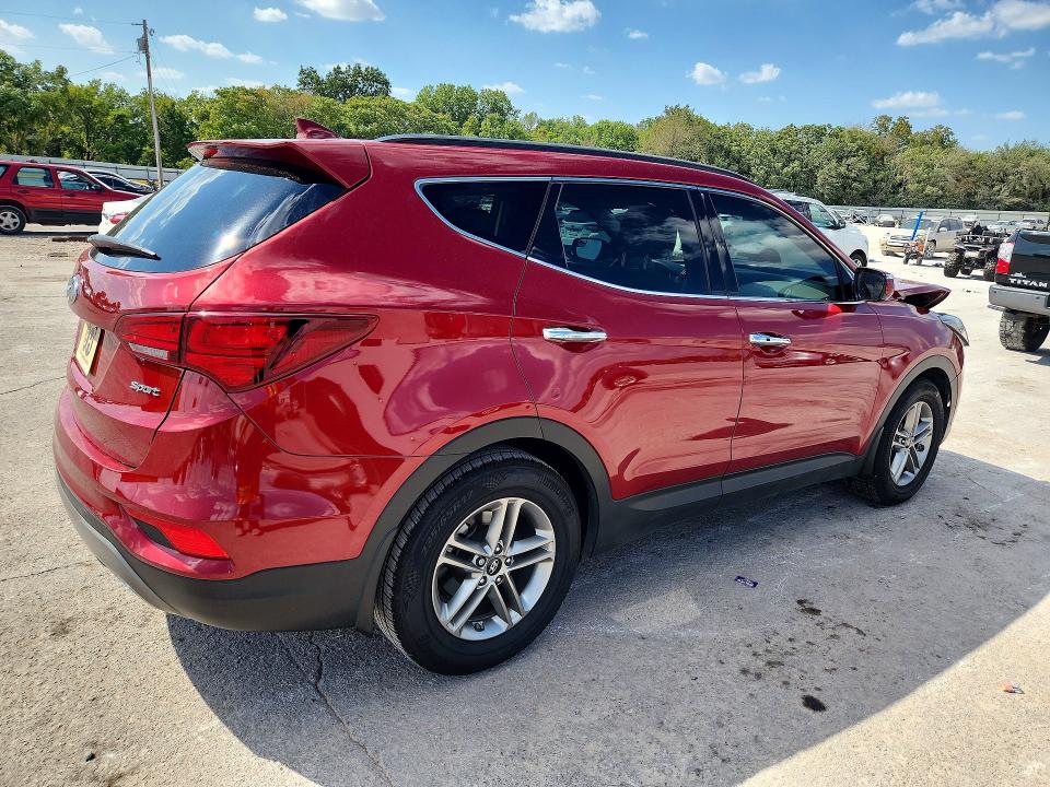 2018 Hyundai Santa Fe Sport მანქანა იყიდება აუქციონზე, vin: 5XYZU3LB0JG505638, აუქციონის ნომერი: 67795406