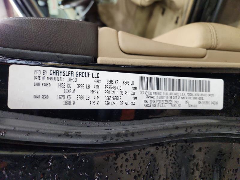 Продаж на аукціоні авто 2014 Jeep Grand Cherokee, vin: 1C4RJFCM1EC298229, номер лоту: 70984236
