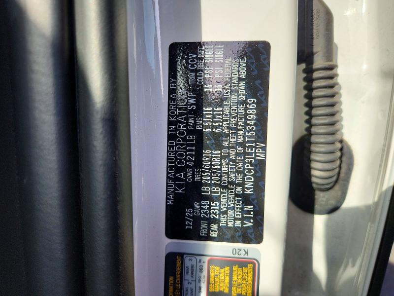 Aukcja sprzedaży 2026 Kia Niro, vin: KNDCP3LE1T5349869, numer aukcji: 69384926