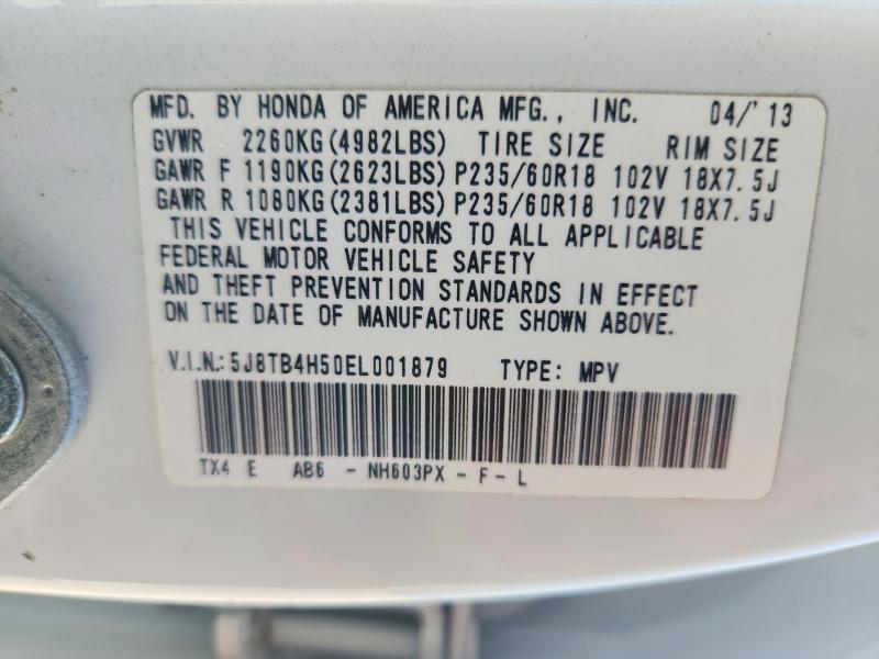 Продаж на аукціоні авто 2014 Acura Rdx, vin: 5J8TB4H50EL001879, номер лоту: 67678466
