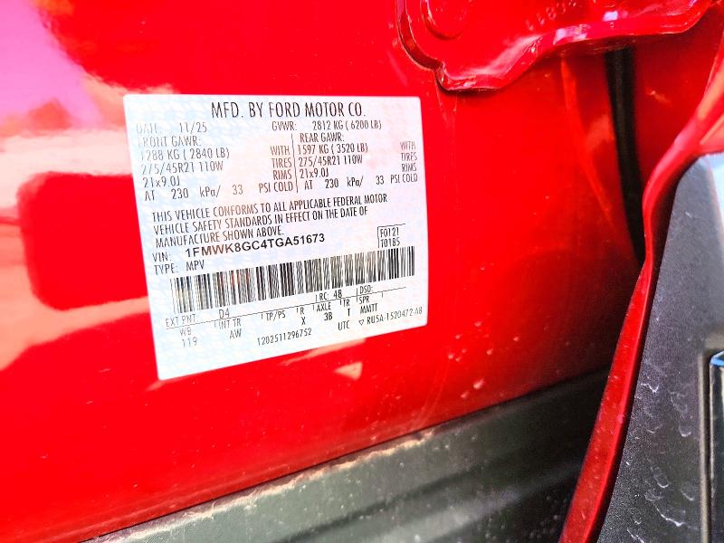 Продажа на аукционе авто 2026 Ford Explorer, vin: 1FMWK8GC4TGA51673, номер лота: 71028976