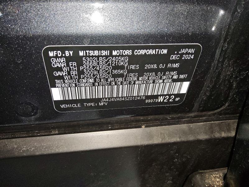 Продаж на аукціоні авто 2025 Mitsubishi Outlander, vin: JA4J4VA84SZ012476, номер лоту: 69378196